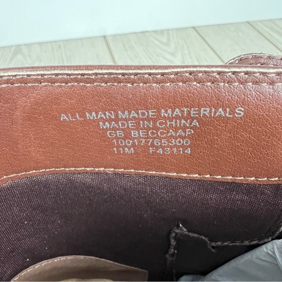 Giani Bernini Women's Becca Memory Foam Buckled Booties 11M Mocha Brown $100 - Picture 6 of 9